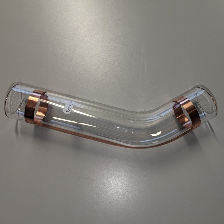 Glasbogen Nenndurchmesser 50 mm, Radius 100 mm